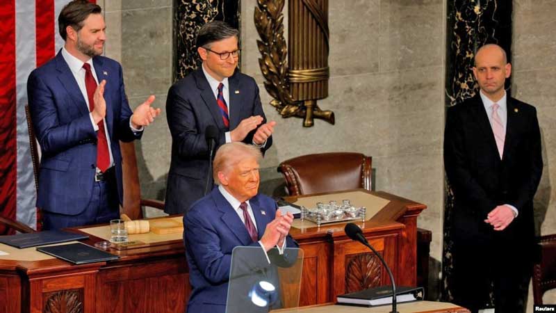 Presidente Trump defiende ante el Congreso su política migratoria e insiste en retomar Canal de Panamá