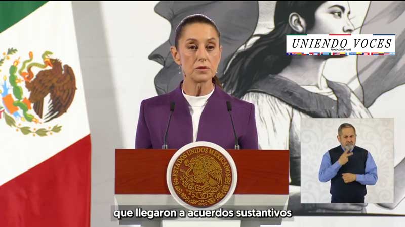 Claudia Sheinbaum da contundente respuesta a la imposición de aranceles de Trump