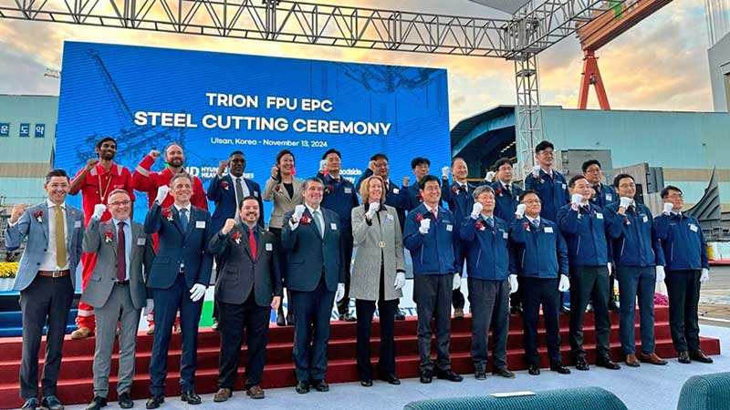 Arranca en Corea construcción de plataforma marítima de producción destinada a Tamaulipas