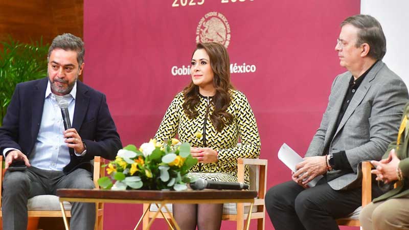 Aguascalientes es potencia exportadora y de desarrollo económico, reconoce el secretario de economía, Marcelo Ebrard