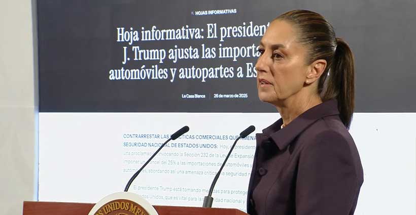 Sheinbaum dará una ‘respuesta integral’ a los aranceles de Trump después del 2 de abril
