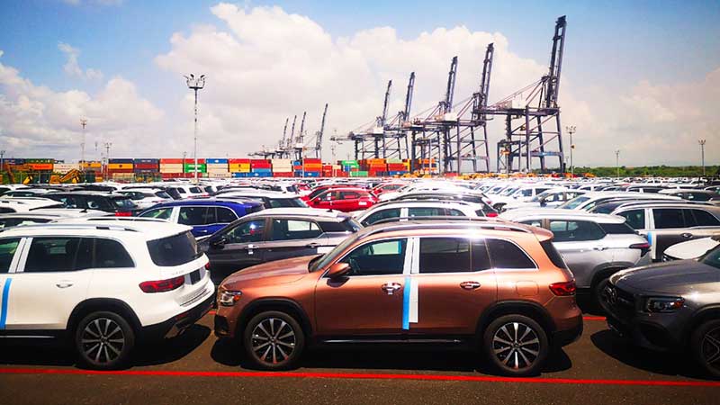 Puertos mexicanos vuelven a superar los 2 millones de automóviles operados en 2023