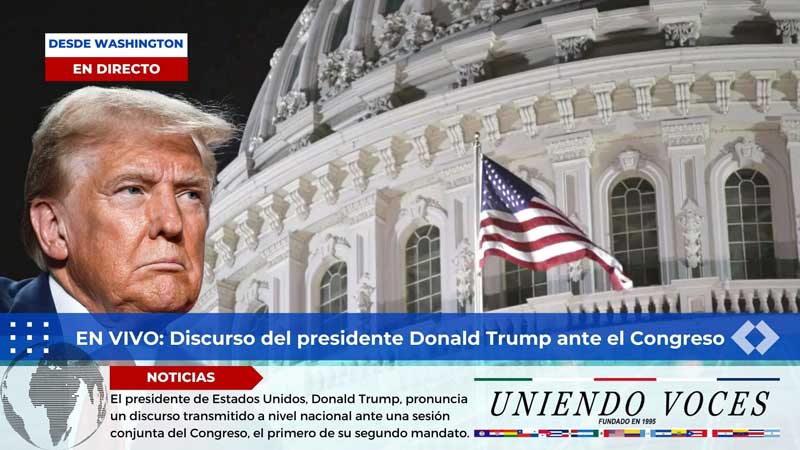 Presidente Trump defiende ante el Congreso su política migratoria e insiste en retomar Canal de Panamá