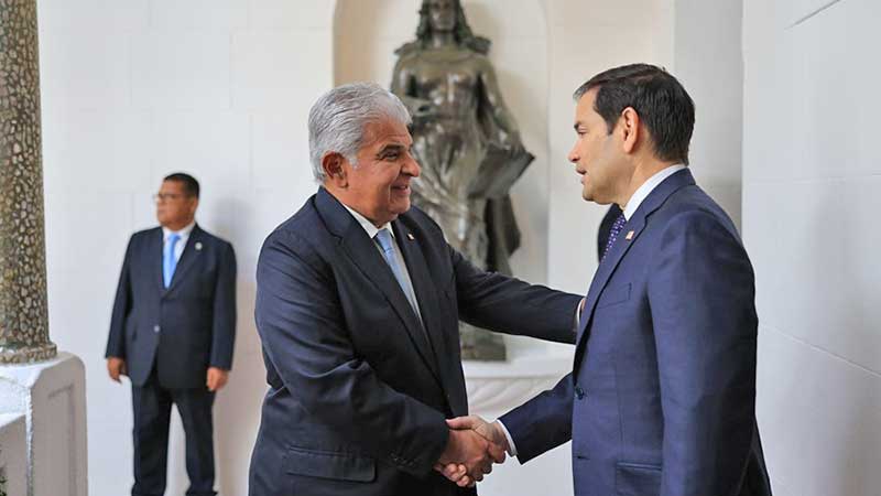 Mulino, después de reunirse con Rubio: «La soberanía de Panamá no está en cuestión»