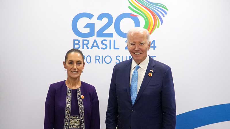 Migración, seguridad y cooperación regional, los temas de Sheinbaum con Biden y Trudeau