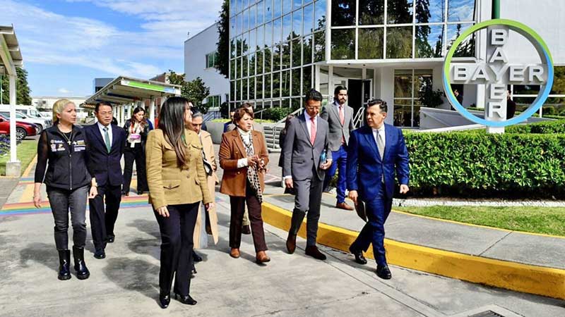 Delfina Gómez anuncia inversión de Bayer por 1,100 mdp en Lerma, Edoméx