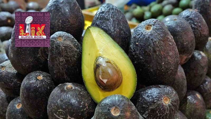 México aportará 110 mil toneladas de aguacate para el Super Bowl