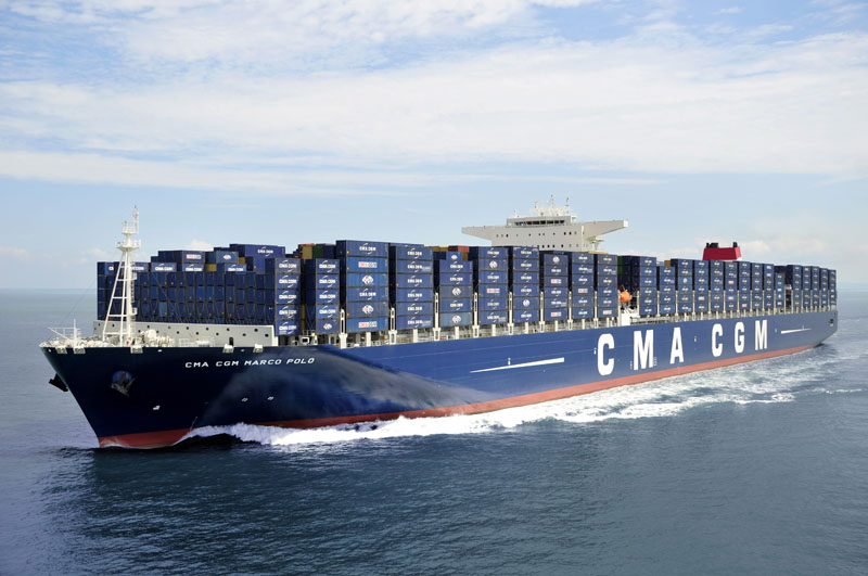 Tiene CMA CGM servicio semanal de Ensenada hacia Asia