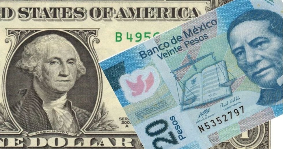 Peso se contagia de optimismo sobre aranceles y recupera 21 centavos