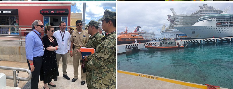 Una bomba simulada para mejorar la protección de los puertos mexicanos