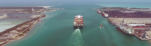 Atiende el puerto de Altamira el buque portacontenedores más grande en su historia