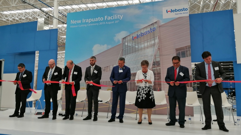 Webasto inaugura su tercera planta en México