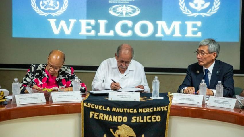 MÉXICO ESTABLECE VÍNCULOS DE COOPERACIÓN CON LA UNIVERSIDAD MARÍTIMA MUNDIAL