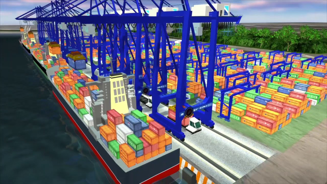 Mammoet reubica con éxito las grúas de Hutchison Ports ICAVE a bahía norte