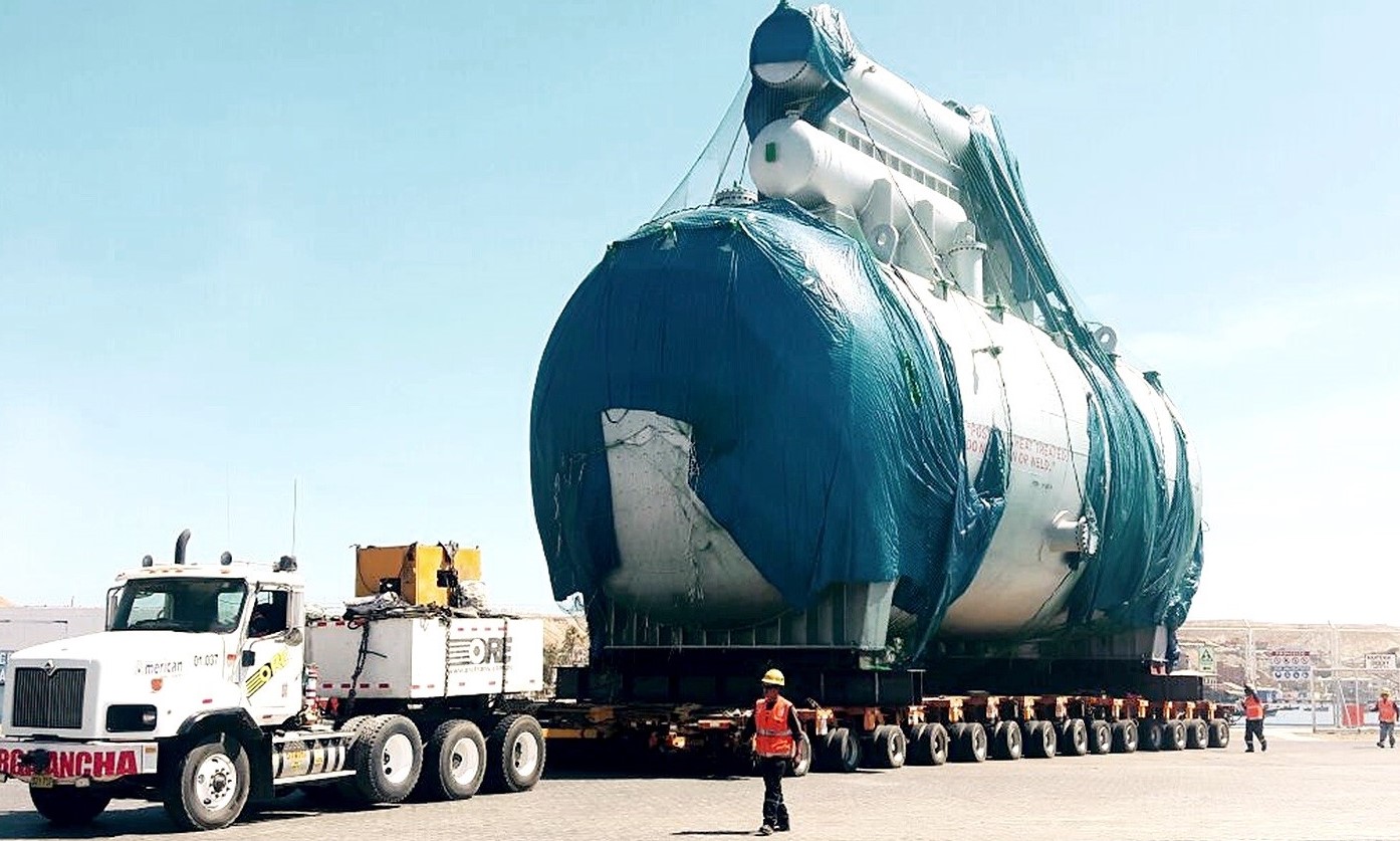 Opera CICE  con éxito carga sobredimensionada de exportación