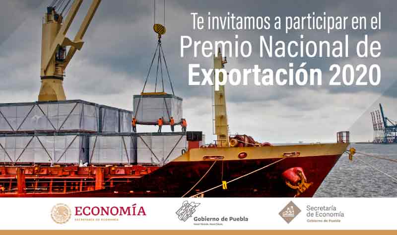 Puebla se suma al Premio Nacional de Exportación