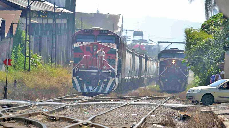 Sin mayor afectación transporte de mercancías en vías férreas