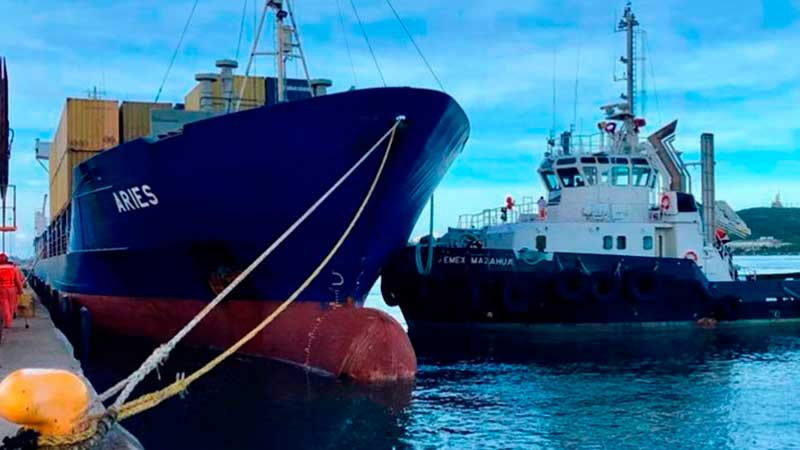 Carga portuaria cae 13% en octubre respecto a 2019