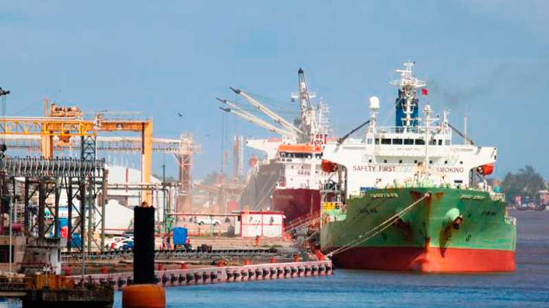 Puerto de Coatzacoalcos, México: Disminuyó un 23,5% el arribo de buques entre enero y noviembre