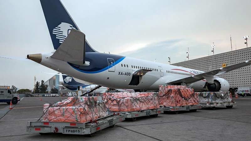 Ingresos en transporte de carga de Aeroméxico aumentaron 22% en 2020