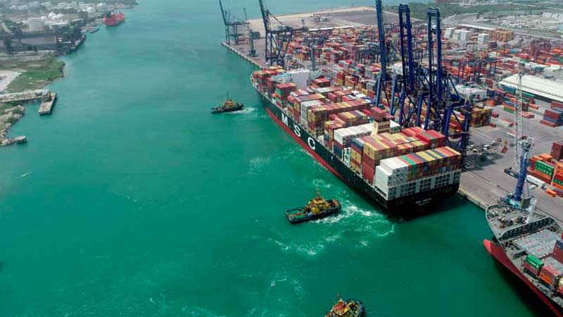 Puerto de Altamira moviliza 32% más carga en enero