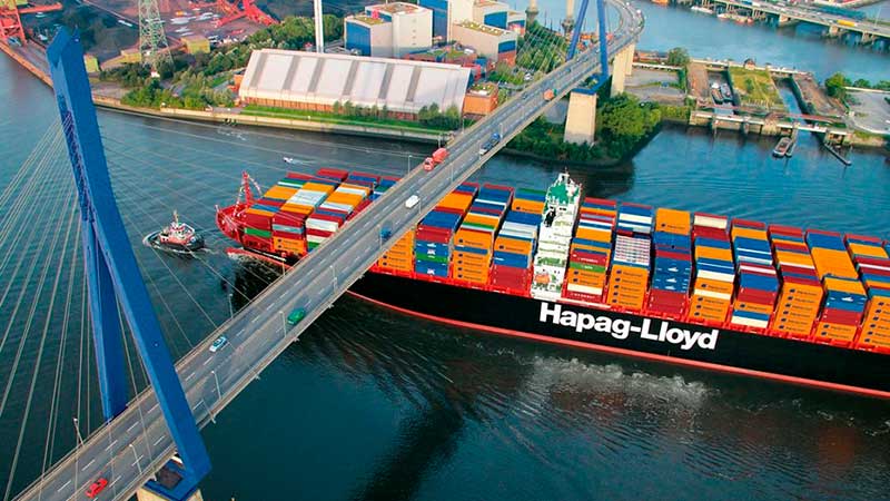 Combate Hapag-Lloyd la escasez de contenedores en el transporte marítimo
