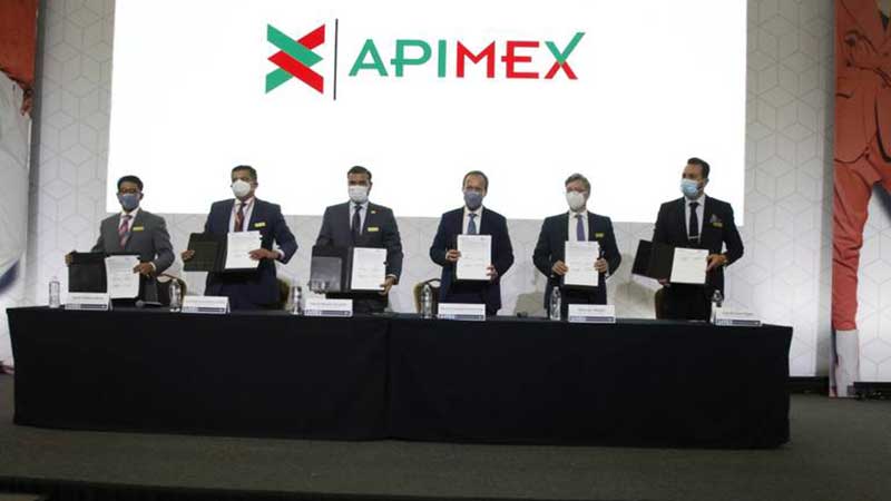 Firman convenio entre Apimex e Index para poder impulsar exportaciones en Guanajuato
