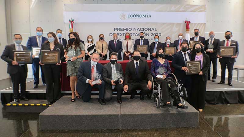 SE da a conocer ganadores del Premio Nacional de Exportación 2020