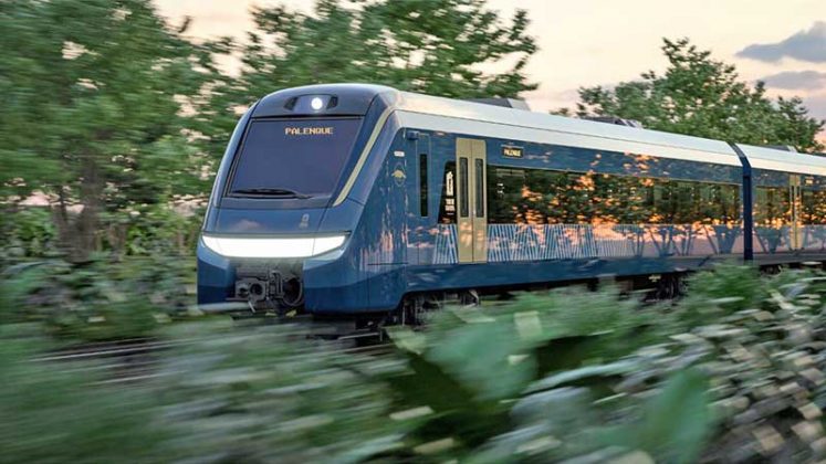AMLO firma contrato de proveeduría de vagones para el Tren Maya