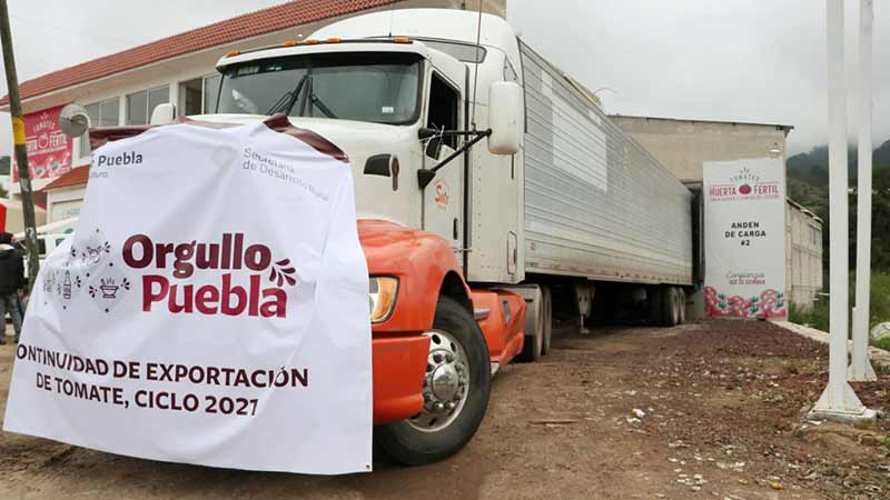 Autotransporte une a la Sierra de Puebla con el mercado de EU