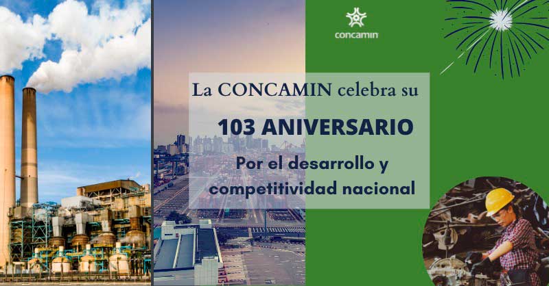 Concamin celebra 103 años de existencia