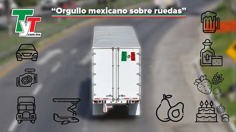 El autotransporte, al volante de las principales exportaciones de México