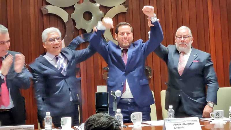 El sector productivo quiere seguir siendo el principal generador de empleos en México, dice José Antonio Abugaber, nuevo jefe de la Concamin