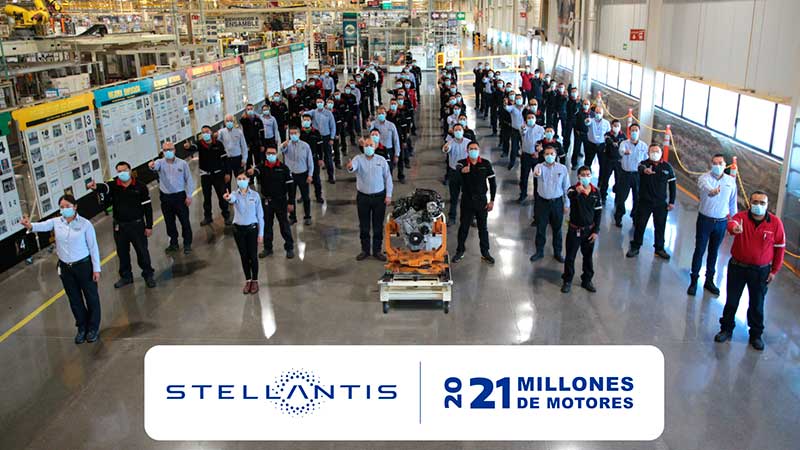 Stellantis México celebra 21 millones de motores producidos en el estado de Coahuila