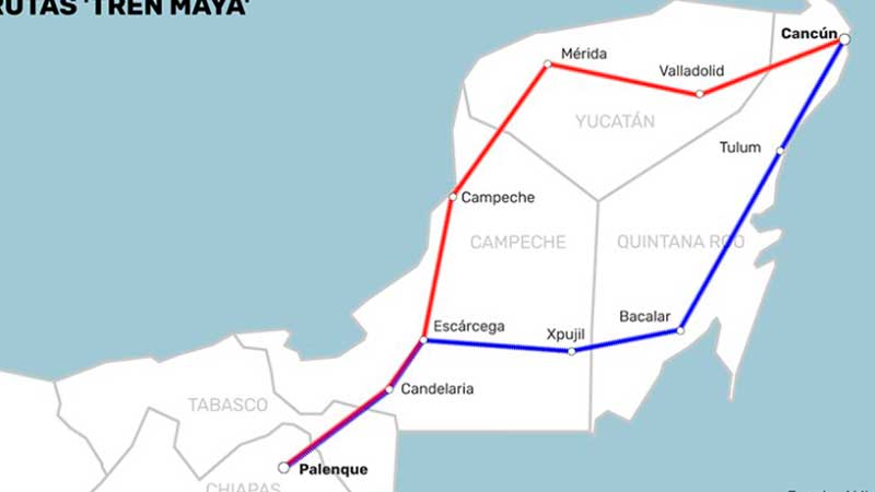Conectaría el tren Maya con el Transpeninsular