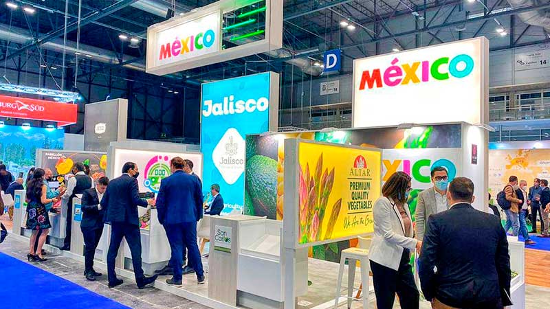 Jalisco participa en la Expo Fruit Attraction 2021 en España