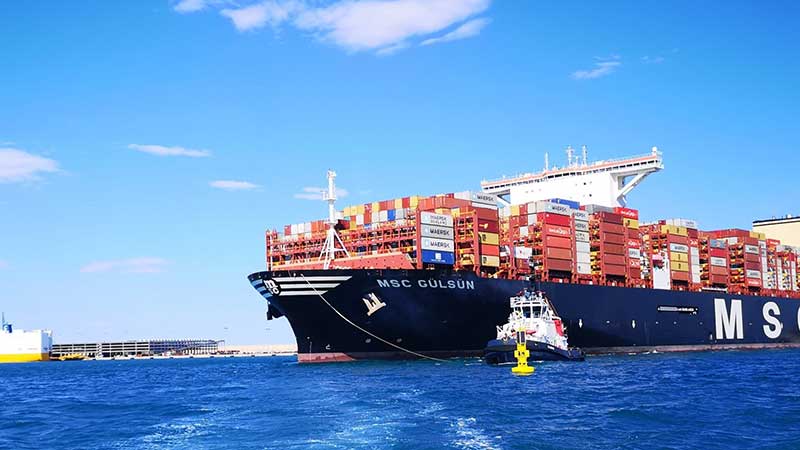 Ligera mejora en el índice de buques porta contenedores inactivos