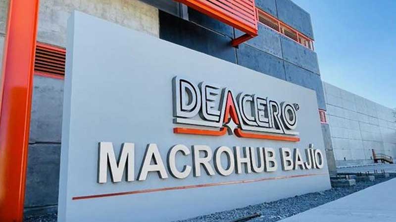 DEACERO inaugura mañana Macrohub Bajío con capacidad para mover 1,500 toneladas diarias de acero