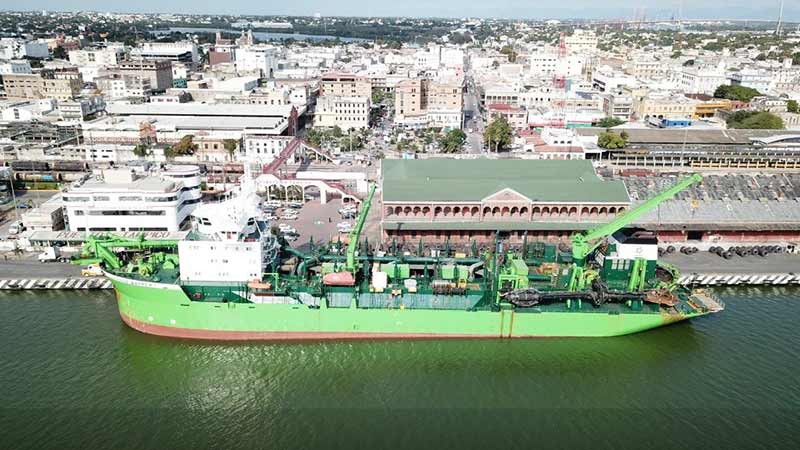 Arriba a Tampico primer embarque con 6 mil 700 toneladas de fertilizantes