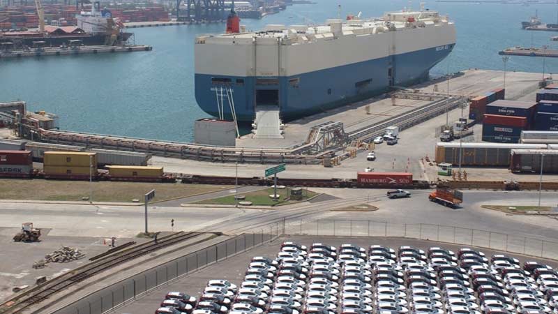 Puertos de México movilizan más de 731 mil vehículos entre enero y mayo de 2022