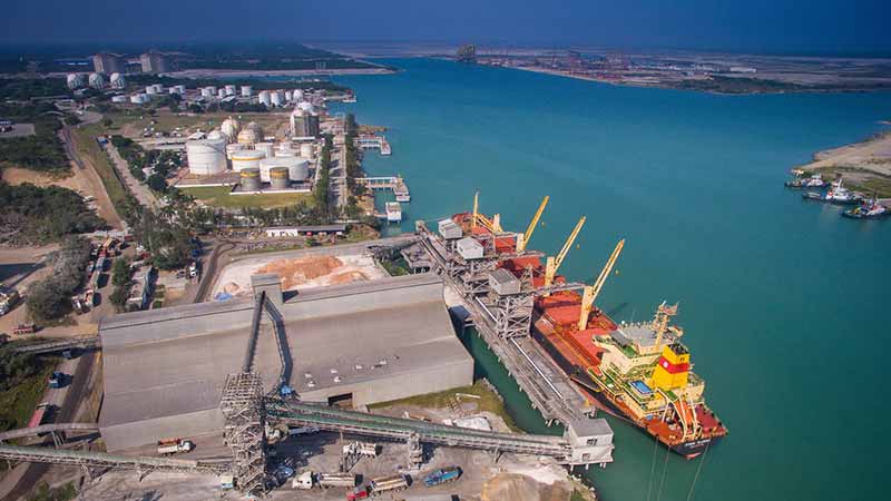 México: Puerto de Altamira llega a 12,2 millones de toneladas manejadas a julio de 2022