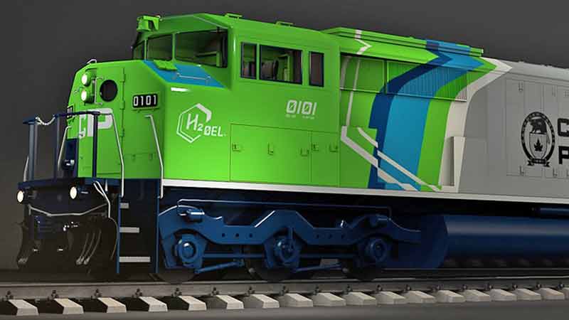 CP prevé recorrido de locomotora de hidrógeno desde Calgary a México