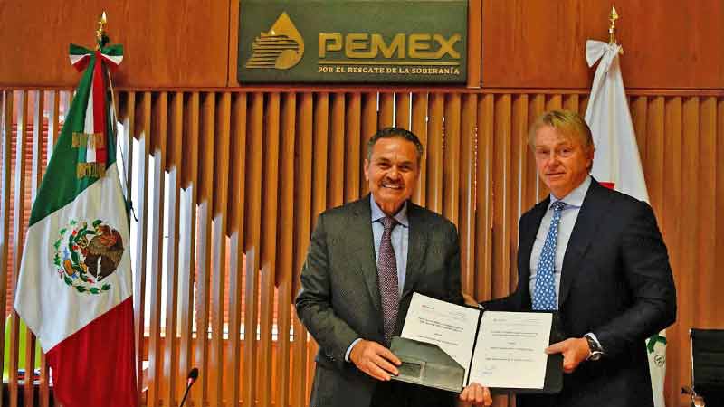 Pemex y New Fortress Energy firman contrato para reanudar trabajos de extracción en campo Lakach