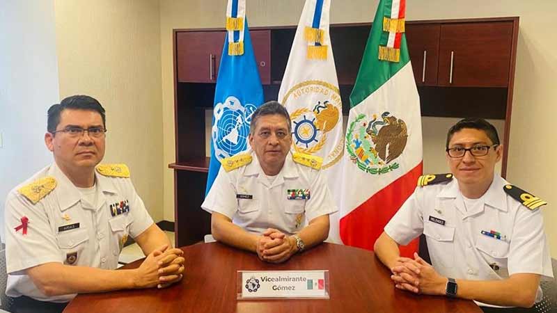 Unidad de Capitanías de Puerto y Asuntos Marítimos recibe a la Secretaría General de la Rocram