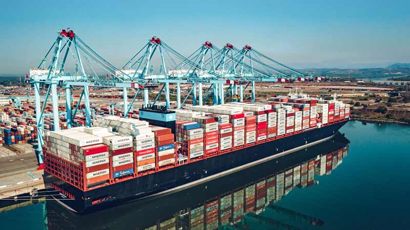 APM Terminals Lázaro Cárdenas recibe uno de los buques más grandes operados por Maersk