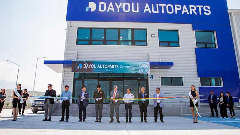 Dayou Autoparts inaugura planta y anuncia inversión por 20 millones de dólares en Nuevo León