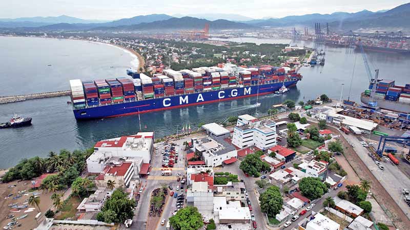 Puerto de Manzanillo lidera el Pacífico mexicano