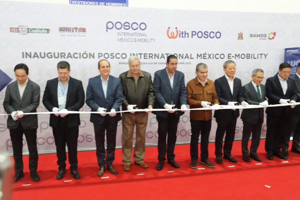 Inaugura POSCO planta central de motores para vehículos eléctricos en Ramos Arizpe