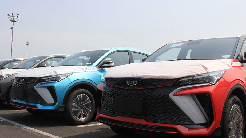 Geely importan los primeros 554 autos eléctricos de China