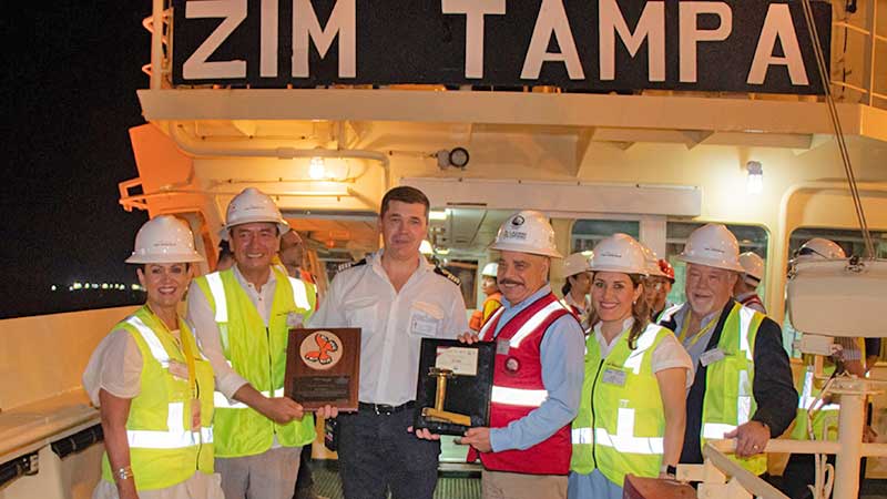 APM Terminals atiende el primer arribo del buque ZIM Tampa